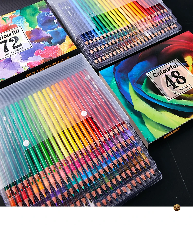 210 Colors Watercolor Drawing Set Colored Pencils Artist Painting Sketching Wood Color Pencil School Art Supplies profesional - Image 3