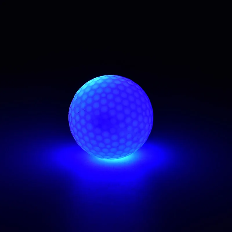 1 шт. цветной мигающий светящийся электронный мяч для гольфа для ночного гольфа оптом
