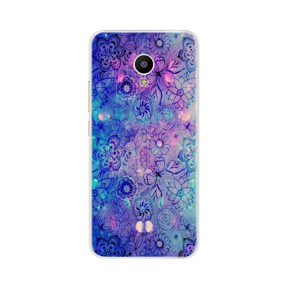 Case For Meizu M5s Meilan 5s Case Flowers Silicone Phone Case for Capa Meizu M5S 5.2" Back Cover Soft TPU Coque Fundas Bumper Cases For Meizu