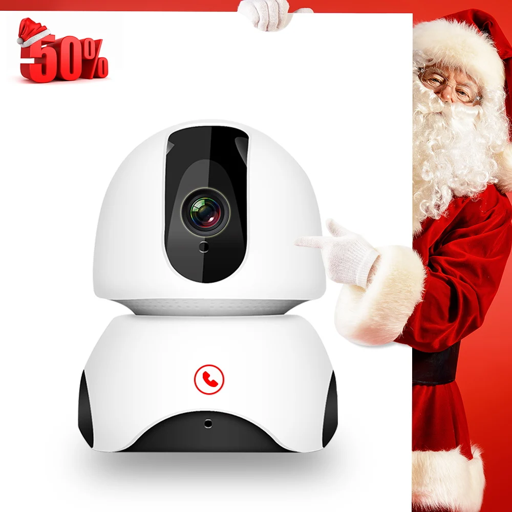 IP Camera WiFi 1080P 2MP Surveillance Cameras With WiFi Smart One-touch Call Two Way Audio IR Night Vision Home Security Camera