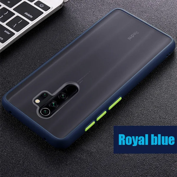Royal blue Роскошный цветной Матовый Жесткий чехол из поликарбоната для Xiao mi Red mi K20 Note 8 7 6 Pro 7 8 7A 8A для mi 9 9T Pro CC9 CC9E A3 lite чехол для телефона s - Color: Royal blue