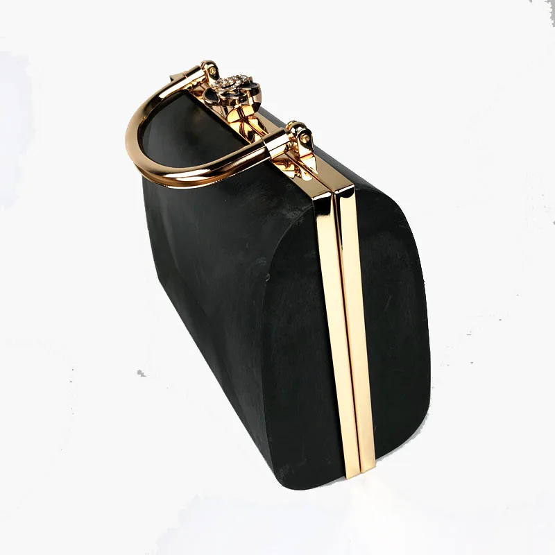 Metal Purse Frame Women Handle Clutch Bag Accessories Diy Handbag Frame Kiss Clasp Lock Hardware