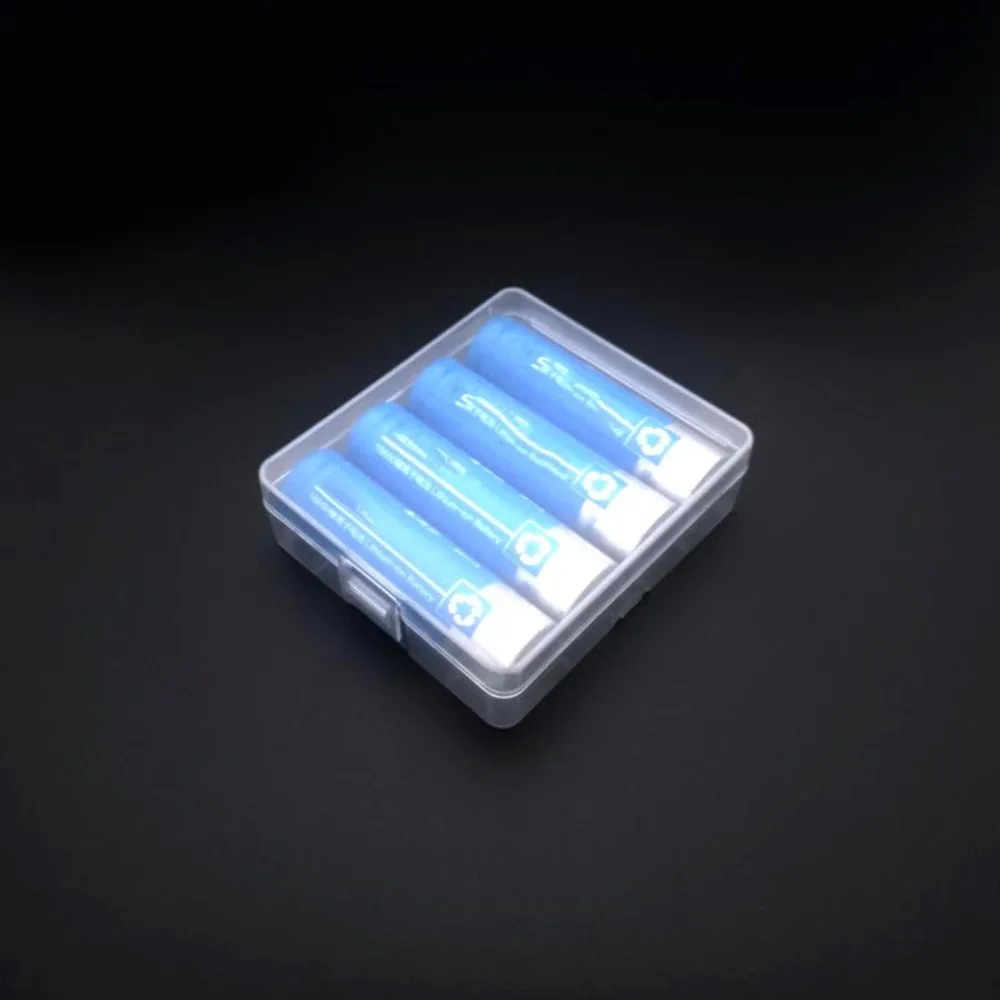 Portable Plastic Storage Box Case Holder Safe And Dry Practical Durable Box For 4 X 18650 Battery