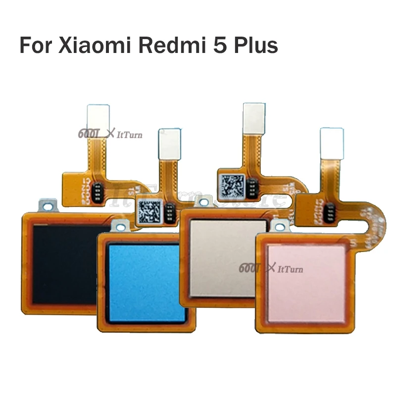 

For Xiaomi Redmi 5 Plus 5Plus Fingerprint Sensor Flex Cable Repair Parts Replacement Home Menu Button Scanner FingerPrint