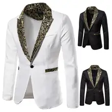 Charm Men's Blazer Hombre Fit Slim Suit One Button Business Coat Jacket Men Blazer Charm Men's Blazer Hombre Fit Slim Suit One Button Business Coat Jacket Men Blazer