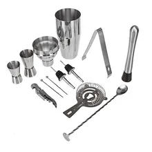 13 шт. 750 мл нержавеющая сталь шейкер для коктейля миксер барный коктейль-шейкер миксер напиток шейкер набор для барменов