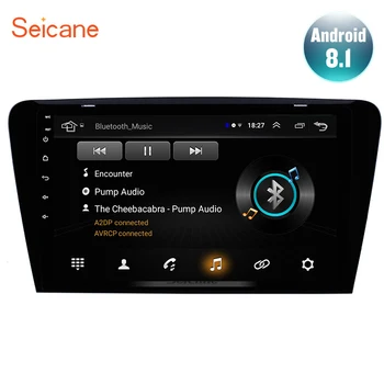 

Seicane Android 8.1 2Din 10.1"Car Radio Wifi Bluetooth SWC DVR GPS Navi Multimedia Player For 2015 2016 2017 SKODA Octavia (UV)