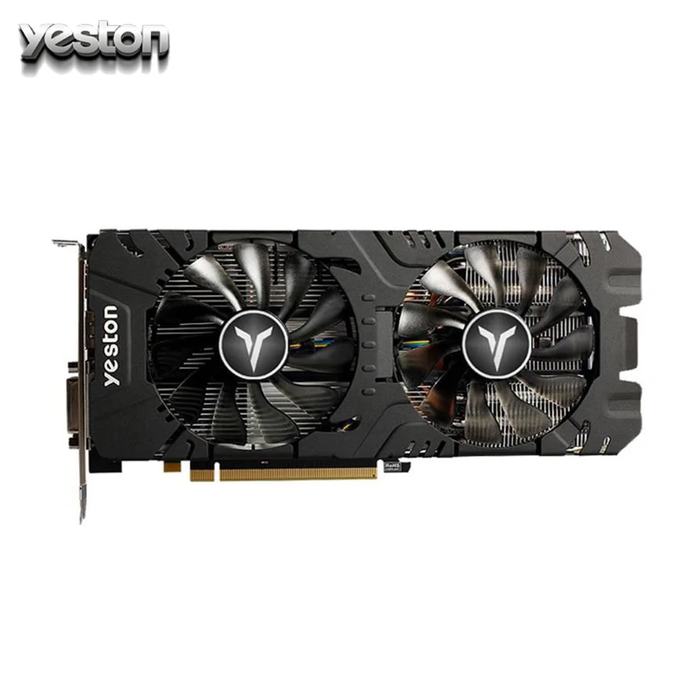 Видеокарты Yeston RX580-2048SP-8G D5 GAEA Radeon Chill Polaris 20 Dual Fan Cooling 8 ГБ GDDR5 256bit игровая видеокарта