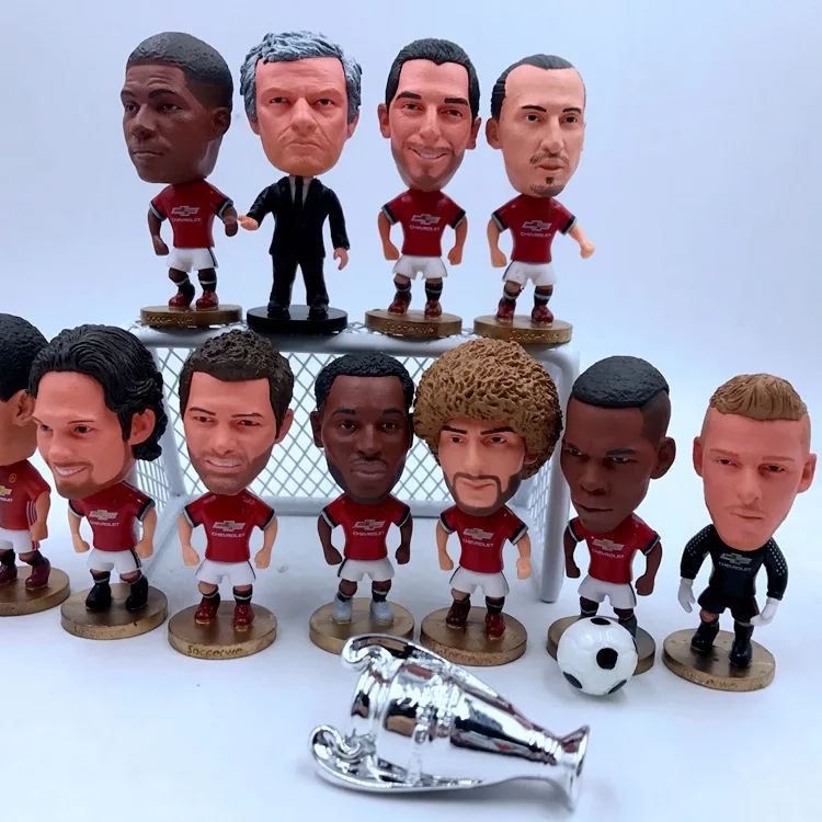 Футбольный веер, кукла, фигурка, украшение, ибрагимовой Борг, бутон, Gea Mourinho, коллекция кукол