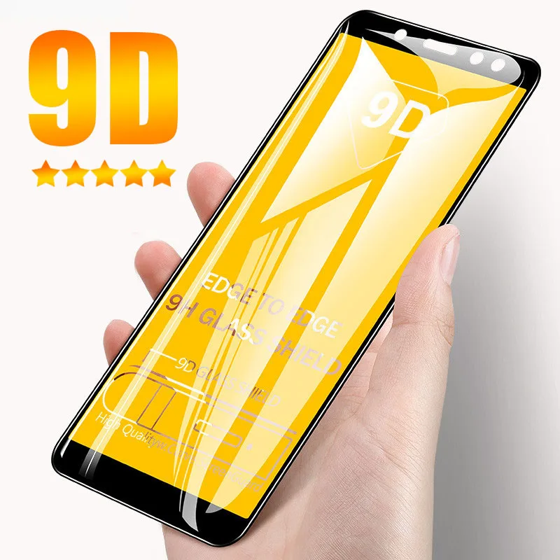 Изогнутое защитное стекло 9D для pocophone f1 закаленное Xiomi Xiaomi Mi 9T Pro 9 Se 8 lite mi6 5x 6x a1 a2