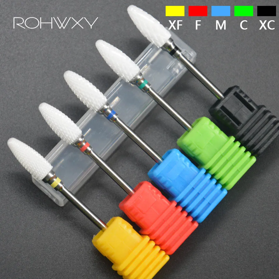 Фрезы для маникюра ROHWXY 1 шт. электрическая машинка аксессуары удаления кутикулы и