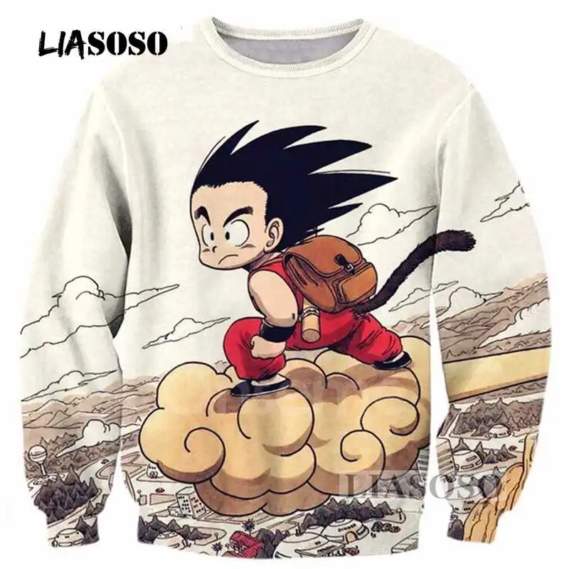 

Men clothes Anime Dragon Ball Z 3d Printed dbz Graphic Men's tracksuit Long Sleeve sweatshirt husband Jacket Outerwear Pullover