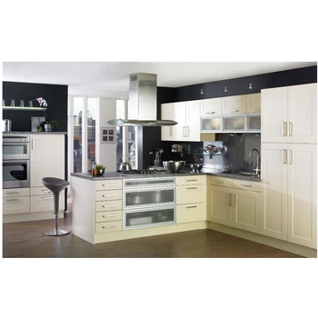 

Adornus luxury white shaker solid wood designs kitchen cabinet sets