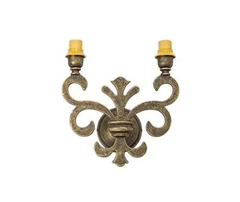 

Applique in ottone 2 luci