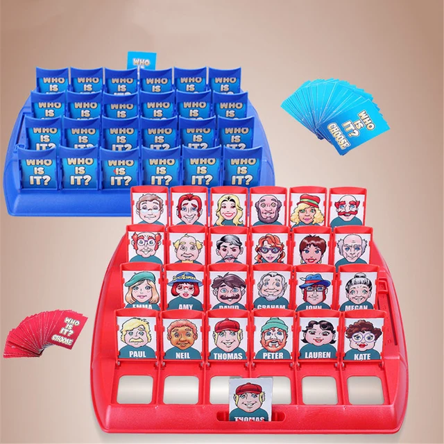 Who Is It Classic Board Games Interactive Memory Kids Funny Family Guessing Montessori Antistress Children Educational Toy Gift 2