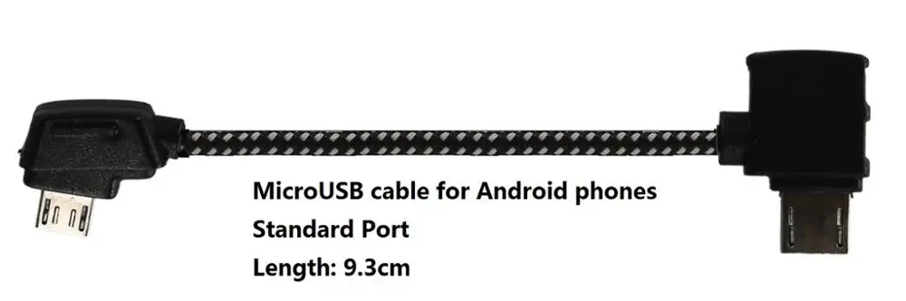 Для DJI Mavic Mini Pro Air 2 Pro OTG кабель для передачи данных телефон планшет передача провода Android MicroUSB type-C кабель IOS для DJI управления - Цвет: 9.3cm Standard USB