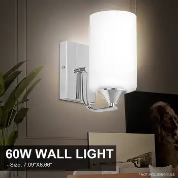 

Modern Wall Light Glass LED Sconce Indoor Wall Lamp Living Room Bedroom Bedside Aisle Home Decoration Wall Lighting Fixtures