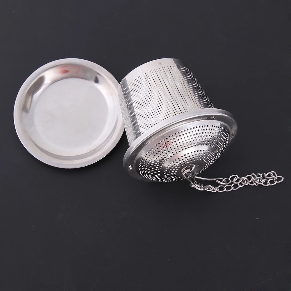 Stainless Steel Tea Strainer Locking Tea Infuser Filter Mesh Ball Seasoning Herb Spices Ball Strainer Infusor Mesh Tool
