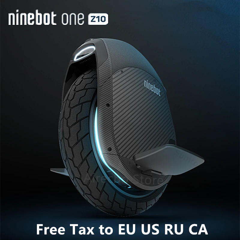 Скутер Ninebot One Z10/Z6, самобалансирующийся, 1800 Вт, 45 км/ч, с рулем, Электрический Ховерборд, поддержка Bluetooth