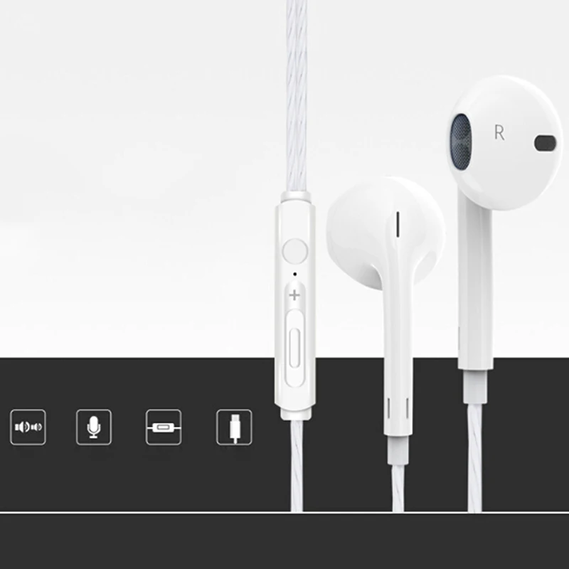 Новая гарнитура с низкими басами для Xiaomi для huawei для телефонов Letv спортивная Гарнитура для телефонов type-C шумоподавление Hifi Качество звука