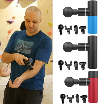 

Electric Percussion Vibration USB Rechargeable Neck Muscle Body Therapy Massager 12V 6 Speeds Vibration Modes Relax Tool#T3