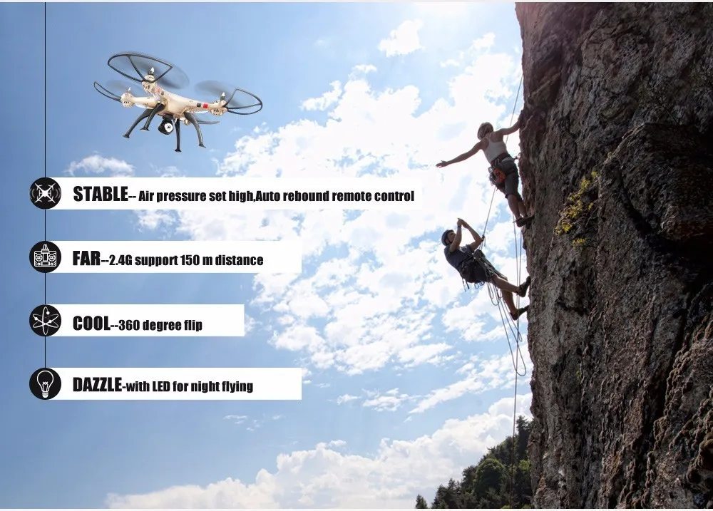 SYMA официальный X8HW FPV дрона с дистанционным управлением с WiFi HD камера в режиме реального времени обмена дронов RC вертолет Квадрокоптер, Дрон с зависания Функция