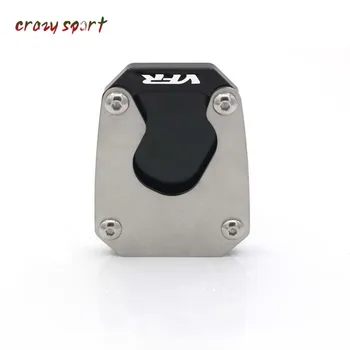 

Stand Extension Support Plate For HONDA VFR1200X 2012-2017 VFR800X 13-19 VFR 1200 800 Side Kickstand enlarger pad Logo