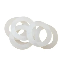 5 Piece Silicone Gasket For Camlock Coupling Type B C D   Stainless Steel SS304 Soft Sealing
