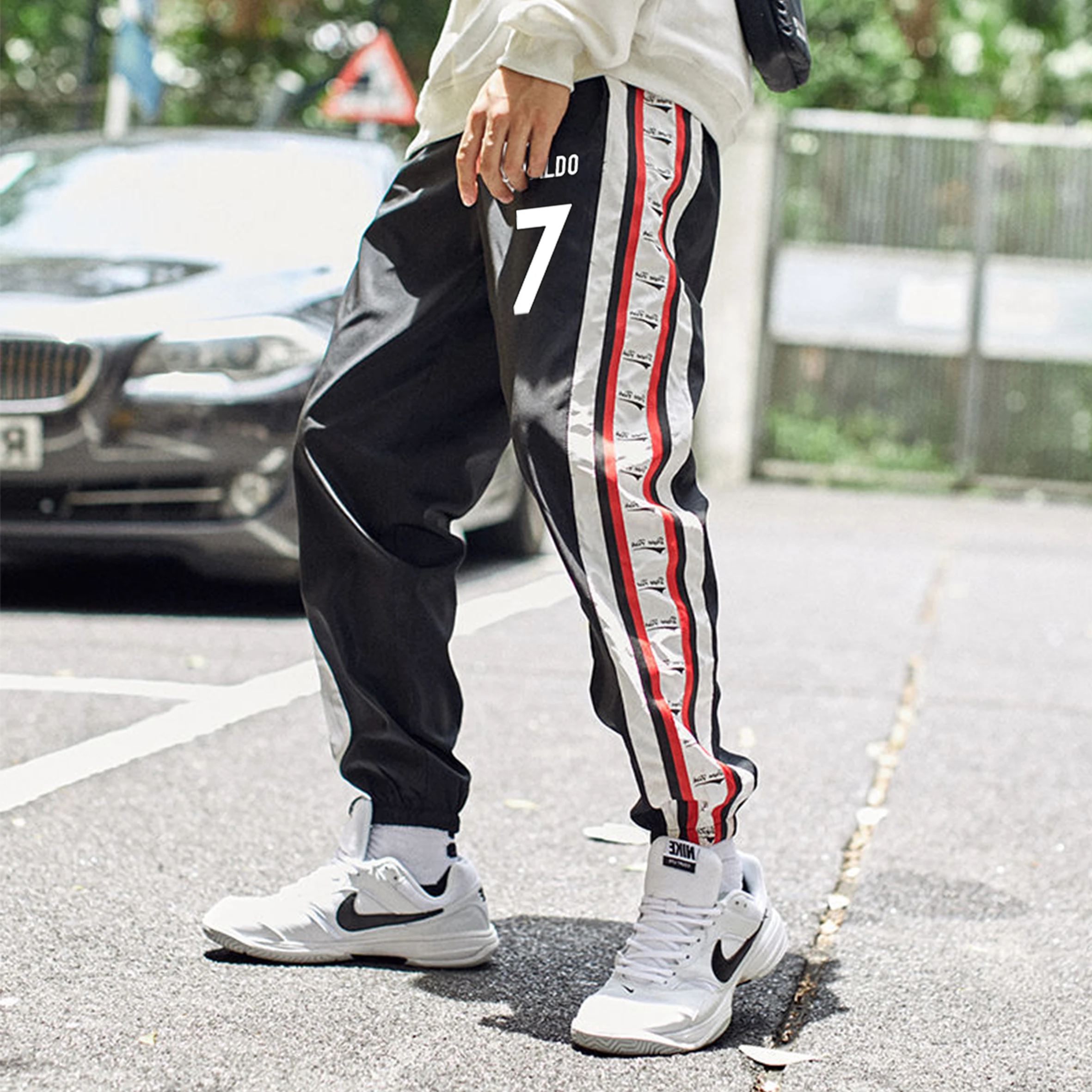 Cristiano Ronaldo de CR7 para y mujer, pantalón informal, de culturismo, novedad de informales| - AliExpress