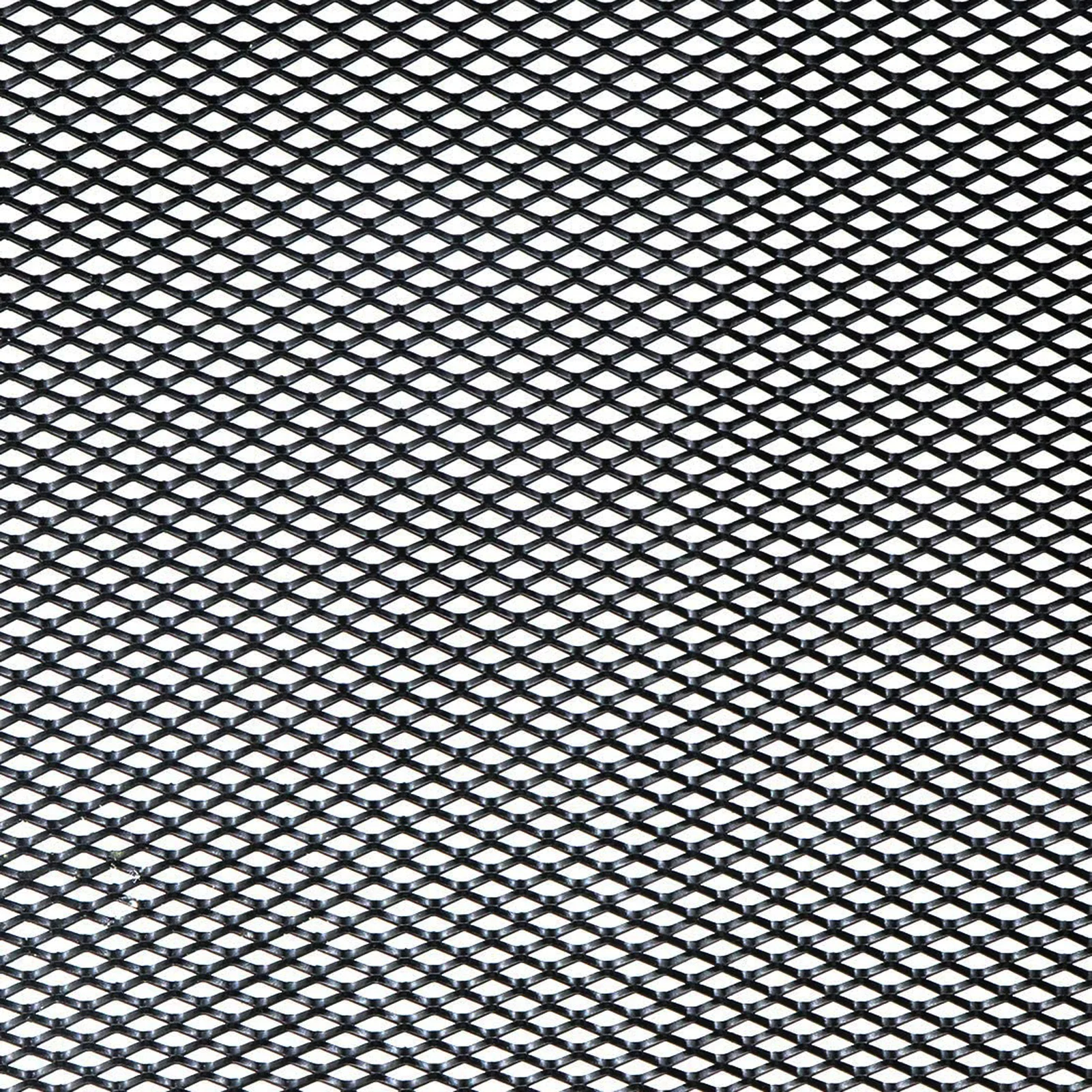 Car Grill Mesh Sheet Black Painted Aluminum Alloy Grille Mesh Roll  Automotive Grille Insert Bumper Rhombic Hole Black - AliExpress