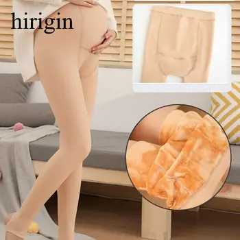

2019 New Pregnant Women Maternity Pantyhose Hosiery Solid Stockings Tights Autumn Winter Pregnancy women Thick Stockings