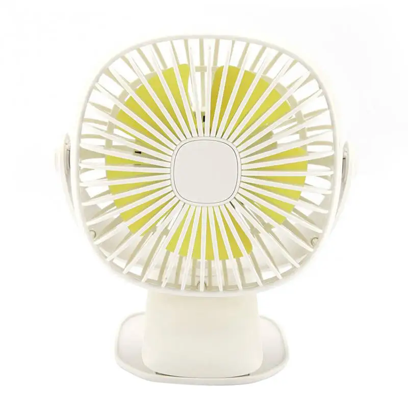 

Mini USB Rechargeable Air Cooling Fan Clip Desk Fan Dual Use Home Student Dormitory Bedside Portable Desktop Office Fan