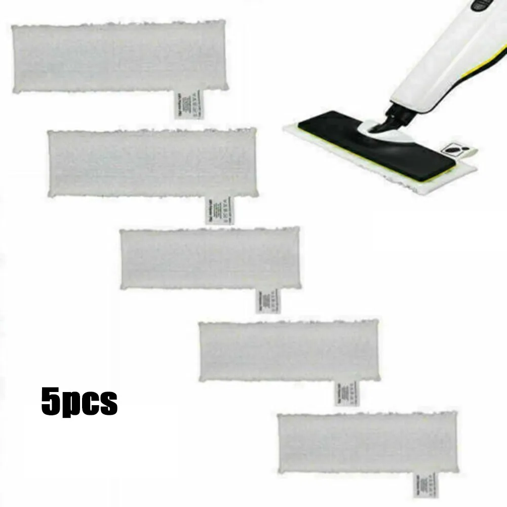 5pcs Cleaning Cloth Wiping Pads For Karcher Sc2 / Sc3 Steam Cleaner