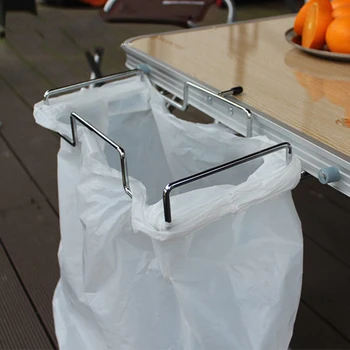 

Outdoor Garbage Bag Fixing Rack Stainless Steel Wire Storage Fixed Garbage Rack Kitchen Living Room Garbage Bag Rack