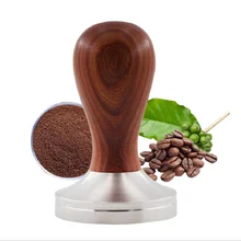 Молоток для кофейного порошка из нержавеющей стали с ручкой сандалового дерева 49/51/57,5/58 мм, кухонные инструменты, Кофеварка