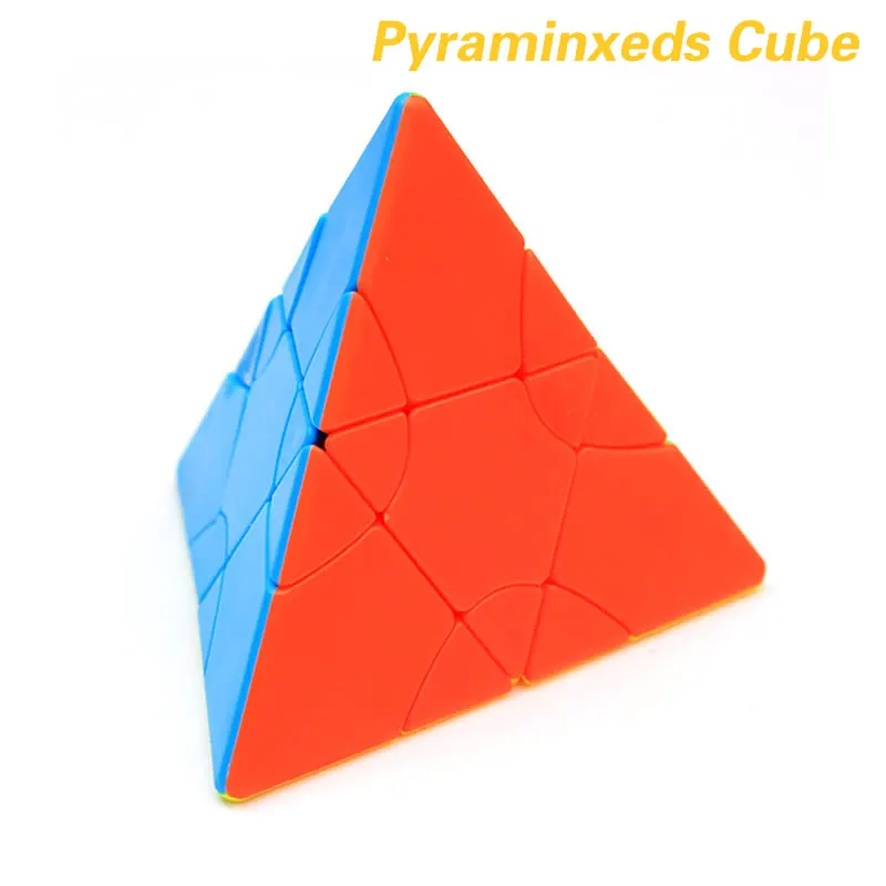 Fangshi F/S limCube 2x2x2 трансформер Pyraminxeds волшебный куб Пирамида/Твин башня/шестигранный ромб/октаэдр скоростная головоломка игрушки - Цвет: Transform Pyraminx