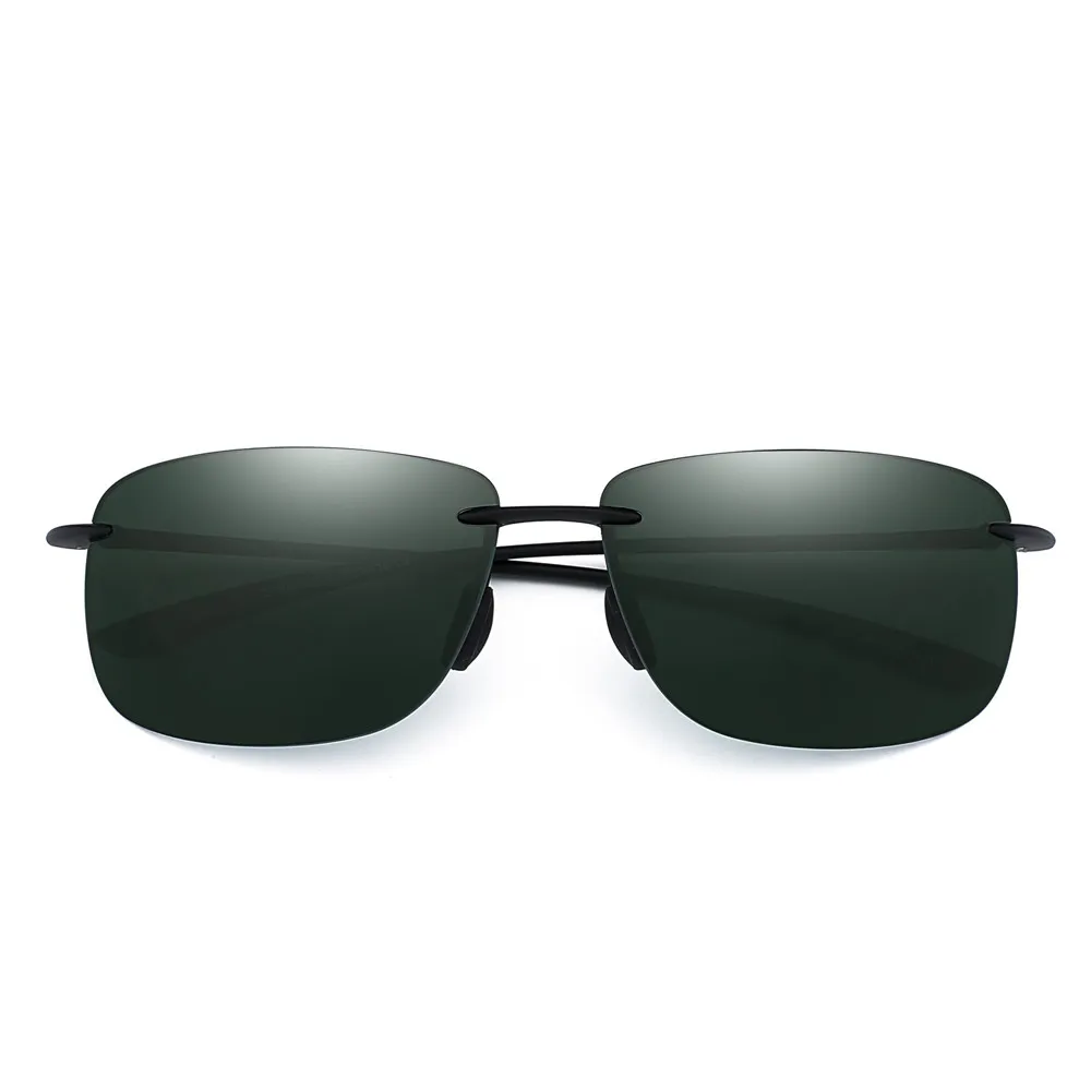 JIM Ultralight Sport Sunglasses for Men Women TR90 Rimless Frame for Running Fishing Cycling Driving_voghion.com