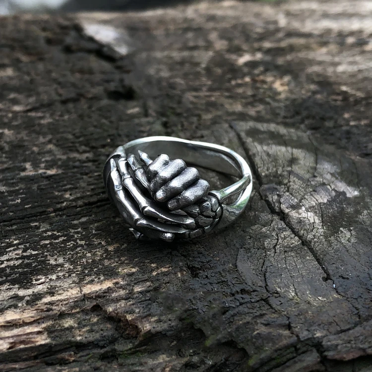 925 Серебряное Оригинальное модное индивидуальное кольцо ручной работы для мужчин и женщин