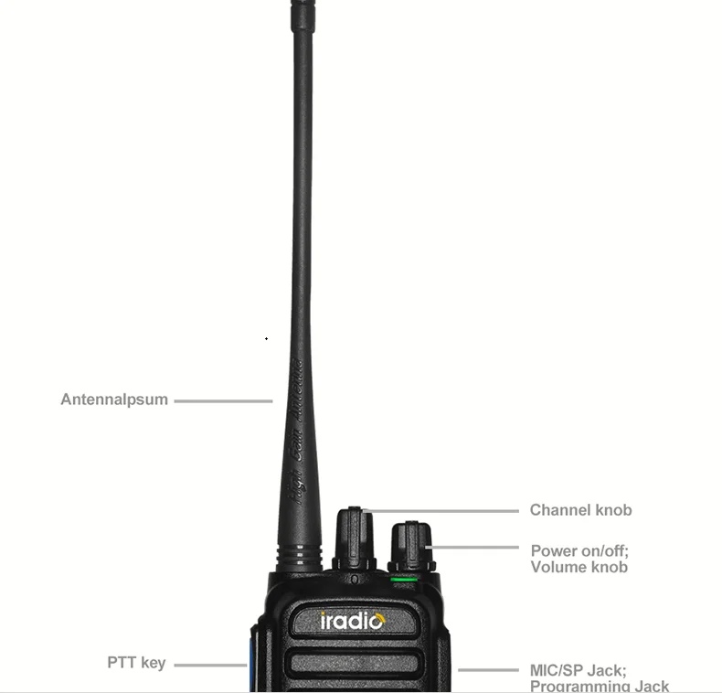 cheap walkie talkies iradio UV-83 Walkie Talkie Quad-band High Power CB Radio Vhf Uhf CB Ham Radio Upgraded of UV-82 Radio4.5 65mhz-520mhz 128ch two way radios for sale