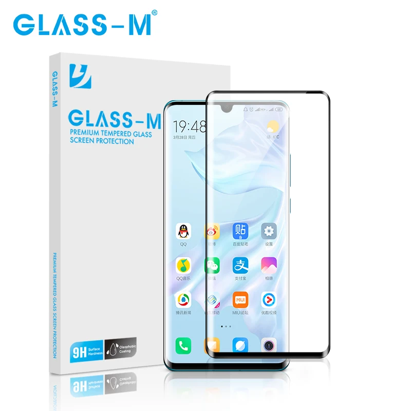 

GLASS-M for HUAWEI P30 3D Curved full Cover Tempered Glass for Huawei P30 Pro Glass Screen Protect Film DropShipping