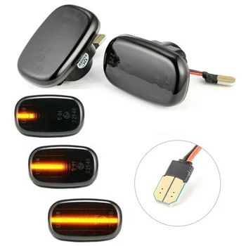 

Dynamic Side Marker Light 12V 3W 2835 SMD Set Pair Smoke Lens High quality