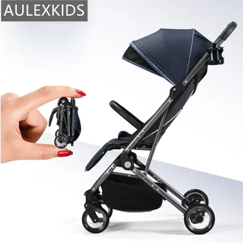 

lightweight baby stroller foldable baby pushchair four season usable prams ultra-light portable airplane travel infant trolley