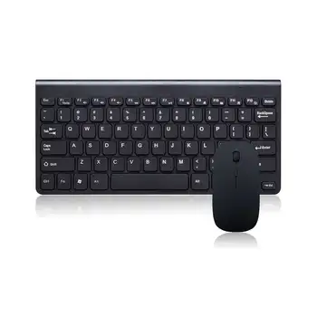 

Mini Wireless Mouse Keyboard For Laptop Desktop Mac Computer Home Office Ergonomic Gaming Keyboard Mouse Combo Multimedia Black