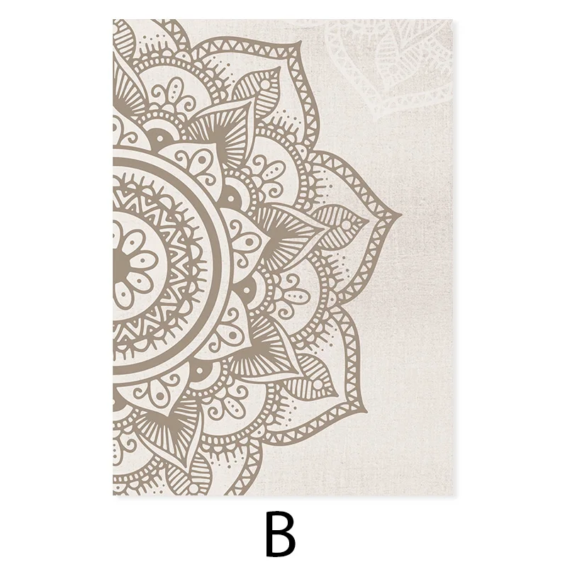 Bohemia-Mandala-Floral-Beige-Wall-Art-Print-Poster-Picture-Canvas-Painting-Living-Room-Home-Interior-Yoga (4)