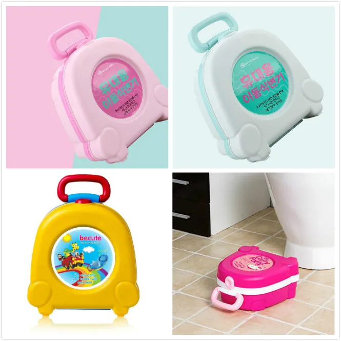 

Convenient Baby Toilet Cute Portable Travel Baby Potty Car Squatty Potty Child Pot Training Kids Toilet Seat Children's Pot