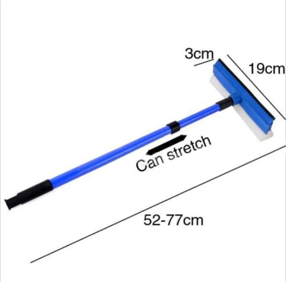 Телескопический протирающий очиститель для стекла Толстая ручка для очистки окон Регулируемая щетка для мытья стекол с ручкой L* 5