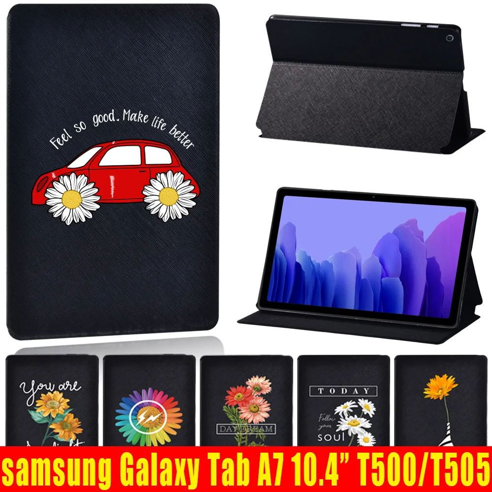 Чехол для планшета Samsung Galaxy Tab A7 10 4 дюйма 2020 T500/T505 чехол-подставка из искусственной
