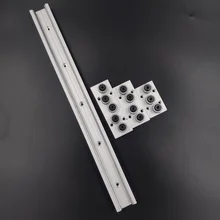 Built-in guia linear de eixo duplo 28mm sgr10 slide rolo 1 conjunto: 1 bloco sgb10 e 1 guia sgr10 comprimento 500 600 corrediça de madeira