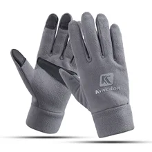 Мужские и женские зимние теплые флисовые перчатки для сенсорного экрана, велосипедные перчатки для пеших прогулок, кемпинга, катания на лыжах, бега