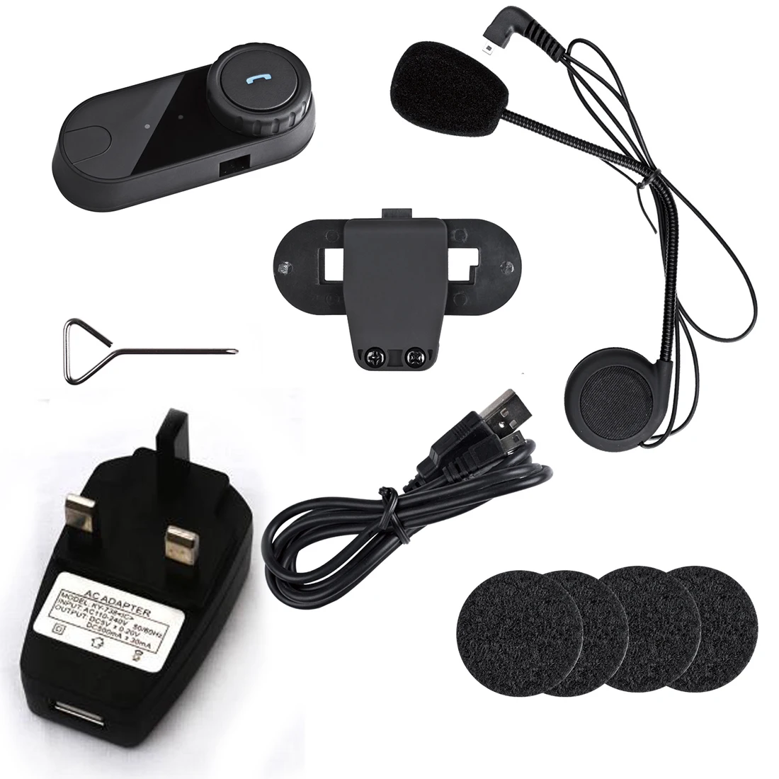 T-COMSC 800 м мотоциклетная Bluetooth связь системы внутренней связи мягкая гарнитура с FM радиоторцикл Bluetooth гарнитура